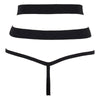Sexy Black Imitation Ladies  Underwear