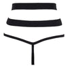 Sexy Black Imitation Ladies Underwear