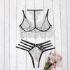 Women Sexy Lace Embroidery Lingerie Set