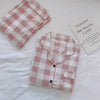 Plaid Long Sleeve Sleepwear