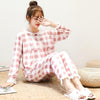 Plaid Long Sleeve Sleepwear