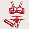Sexy Bra+Garter+Briefs Set