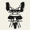 Sexy Bra+Garter+Briefs Set