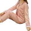 Silk Long Sleeve Pajamas Sets
