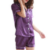 Silk Long Sleeve Pajamas Sets