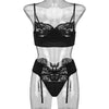 Open Cup Bra High Waist Costume Lingerie