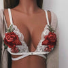 Flower Embroidered Sexy Bra