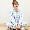 Plaid Long Sleeve Sleepwear