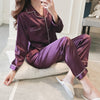 Silk Long Sleeve Pajamas Sets