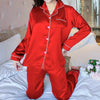 Silk Long Sleeve Pajamas Sets